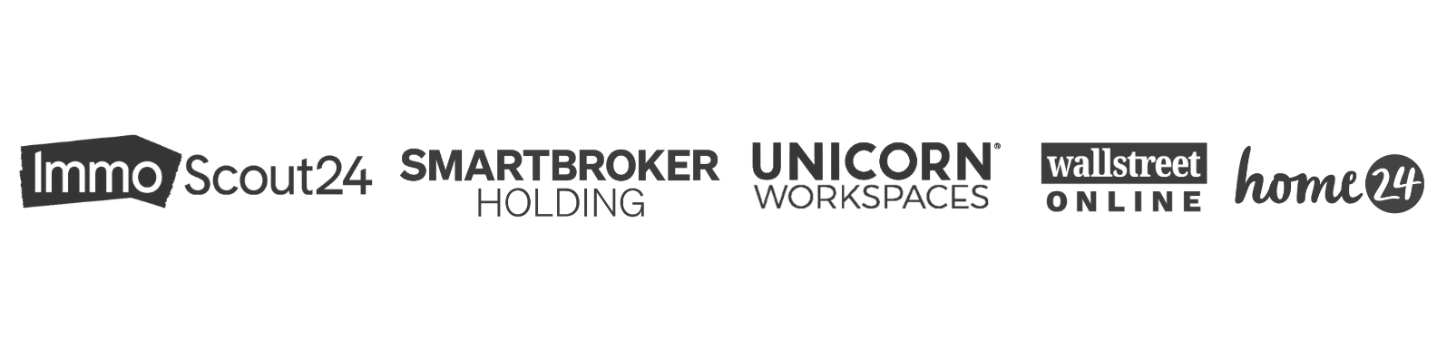 ImmoScout24, SMARTBROKER Holding, Unicorn Workspaces, wallstreet:online, home24